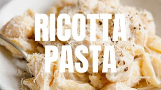 Ricotta Pasta Sauce [upl. by Doss]