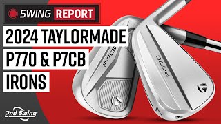 TAYLORMADE P770 amp P7CB IRONS  The Swing Report [upl. by Itoc493]