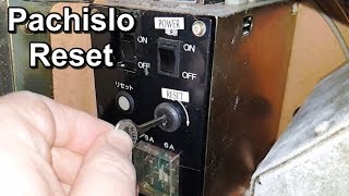 Resetting a Pachislo Slot Machine [upl. by Immij]