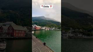 Odda a Charming Town❣️ beautifuldestinations mountains lakes nature misstakingtours trolltunga [upl. by Crain]