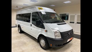 Ford Transit Minibus 17 Seat  Walk Around Video [upl. by Aznerol488]