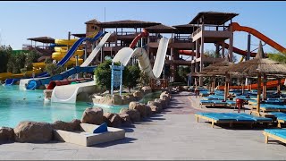 Jungle Aqua Park by Neverland Hurghada  Egypt  July 2022  All Slides  Alle Rutschen  on slide [upl. by Raskind]