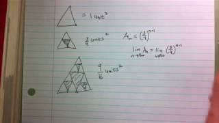 Area of Sierpinskis Triangle [upl. by Lathrope]