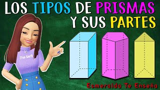 🟥❤️Los Tipos de Prismas y Sus Partes ✅ Explicación Fácil Para Todos🟨💛 [upl. by Semela]