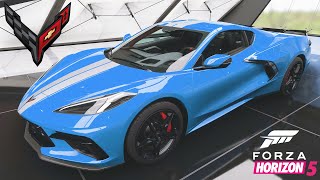 Forza Horizon 5  Corvette C8 Stingray Customization [upl. by Tsirc]