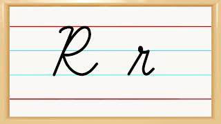 r in cursive writing  capital and small r in cursive writing [upl. by Edita]