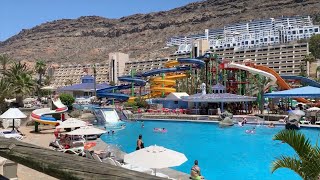 Gran Canaria Taurito Hotels Water Park and Watersports Paradise Summer 2019 4K [upl. by Eilegna198]