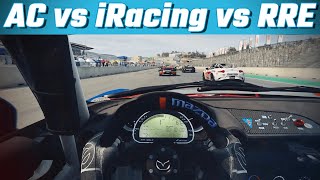 The MX5 CUP Is A Banger  RaceRoom vs iRacing vs Assetto Corsa [upl. by Geminius]