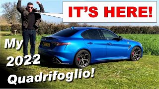 First drive in my new Alfa Romeo Giulia Quadrifoglio [upl. by Ettesil352]