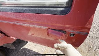 How to Change Outside Door Handle 98 Ford Ranger [upl. by Petta]