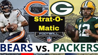 StratOMatic Football PC 2022 Chicago vs 2022 Green Bay [upl. by Jacenta131]