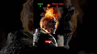 Hulk 🆚 Ghost rider❓shorts avangers marvel [upl. by Aloise]