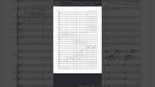 Musescore 4 Orchestra Excerpt from Wagners Isoldes Liebestod Tristan und Isolde shorts [upl. by Oruam]