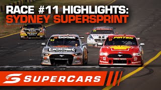 Highlights Race 11  Sydney SuperSprint  Supercars 2020 [upl. by Kamp]