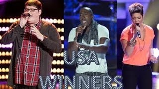 All WINNERS Blind Auditions  Season 110  The Voice USA [upl. by Sible]