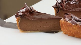 Recette du flan pâtissier au chocolat par Stéphane Glacier MOF  ancel  Condifa [upl. by Auqinahc]