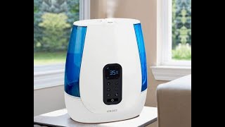 HoMedics Total Comfort Ultrasonic Humidifier Costco  HOW TO Unbox and Set up [upl. by Kasevich]