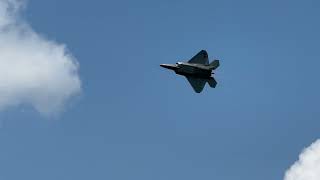 F22 Raptor at Geneseo Air Show 71324 [upl. by Mooney]