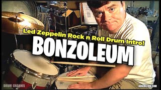 Led Zeppelin ROCK amp ROLL DRUM INTRO John Bonham [upl. by Arza]