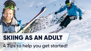 4 EASY TIPS  How to ski as an adult [upl. by Hyozo]