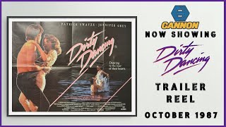 DIRTY DANCING October 1987 Cannon Cinema Trailer Reel  Home Cinema [upl. by Ayanad]