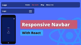 Responsive Navbar Tutorial In React JS [upl. by Carpenter720]