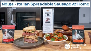 Nduja  Italian Spreadable Sausage At Home WTF  Ep 276 [upl. by Airahcaz36]