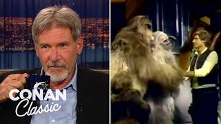 Harrison Ford On The quotStar Wars Holiday Specialquot  Late Night with Conan O’Brien [upl. by Zere]