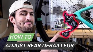 Rear Derailleur Adjustment amp Indexing  The Secret To Perfect Bike Gear Shifting [upl. by Fabri]