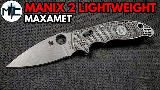 Spyderco Manix 2 Lightweight Maxamet  Overview and Review [upl. by Dnanidref]