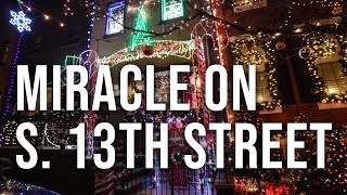 Miracle on South 13th Street in Philadelphia Ultimate Christmas Light Display [upl. by Hallock511]