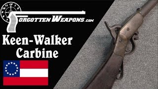 The KeenWalker Carbine  A Simple Confederate Breechloader [upl. by Auohs]