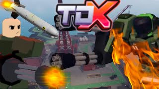 Destroying Eradicator MK II Roblox TDX Expert mode [upl. by Eilsek851]