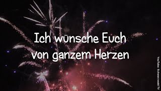 🎩🍀 Frohes neues Jahr 2025 🥂🍾 Guten Rutsch 🎆 Neujahrswünsche🍾 Happy New Year Silvester Grußvideo [upl. by Mide]