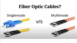 Difference Between Singlemode and Multimode Fiber Optic Cables [upl. by Nasah]