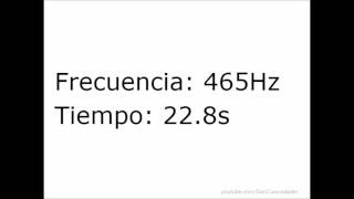 Test auditivo Tonos graves baja frecuencia de 750 Hz a 0 Hz [upl. by Hedy]