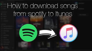 How to download songs from Spotify to Itunes [upl. by Nave]