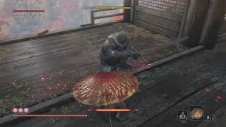 Sekiro The easiest way to kill the Armored warrior cheese sekiro [upl. by Asikal]