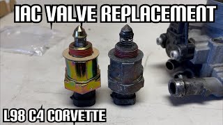 The C4 Is FIXED IAC Valve Replacement [upl. by Norrabal]