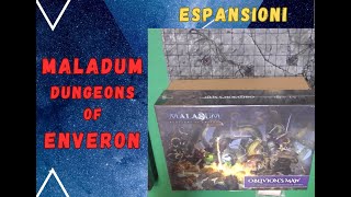 Maladum Dungeons of Enveron  Espansioni [upl. by Teriann]