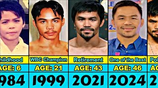 Manny Pacquiao Transformation From 6 to 46 Year Old [upl. by Ivz]