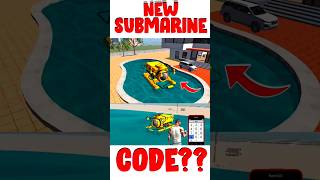 New Submarine Cheat Code Indian bike driving 3d  Indian bike driving 3d New Update shorts short [upl. by Adalard]