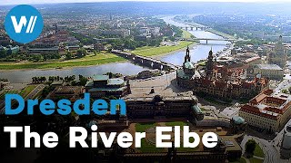 The River Elbe at Dresden  On Saxonys Canale Grande Germany  Treasures of the World [upl. by Aihsekat]