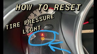 HOW TO RESET TIRE PRESSURE LIGHT ON A 2006  2015 TOYOTA TACOMA [upl. by Edmonda323]