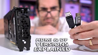 All HDMI and DisplayPort Versions EXPLAINED [upl. by Zerline]