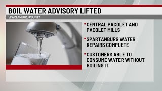 Boil Water Advisory Lifted in Pacolet [upl. by Foah372]