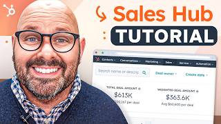 HubSpot Sales Hub Tutorial For Beginners 2024 [upl. by Aerehs697]