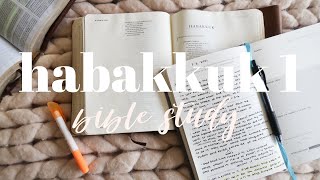 HABAKKUK 1  BIBLE STUDY WITH ME [upl. by Anaizit]