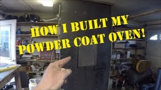 How I Built My DIY Powder Coat Oven  Dcs Custom Fab [upl. by Soni496]