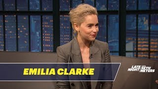 Emilia Clarke Had an Awkward Meeting with Prince William [upl. by Ahsoik433]